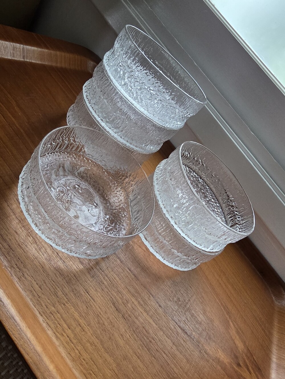 Iittala Paadar Dessert Salad Bowl c1970-81 Tapio/Iittala Finland/Crystal Bowls